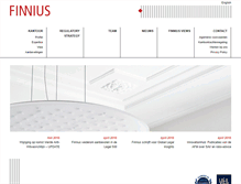 Tablet Screenshot of finnius.com